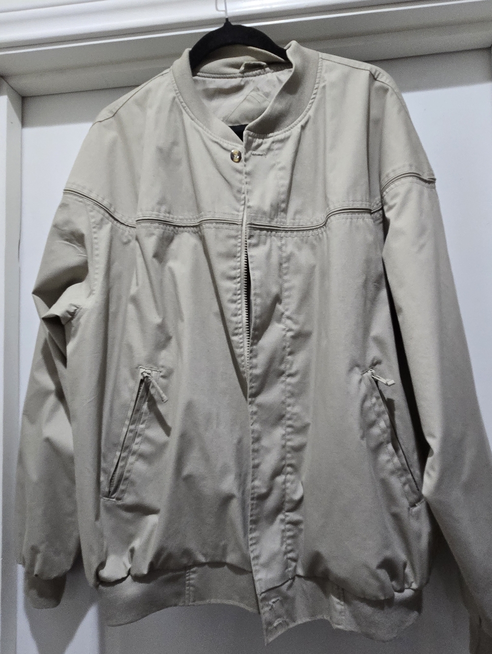 Men's Lightweight Beige WindBreaker Jacket
